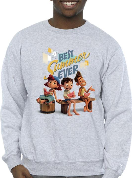 Actual product image Disney Mens Luca Best Summer Ever Sweatshirt (XXL)