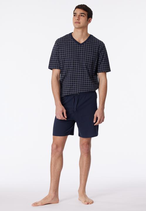Image du produit Schiesser pyjama court shorty pyjama 100% coton | aussi en grande taille (64)