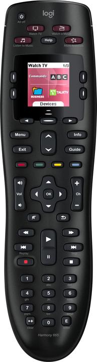 Produktbild Logitech Harmony 665 (Universal Fernbedienung, Infrarot)