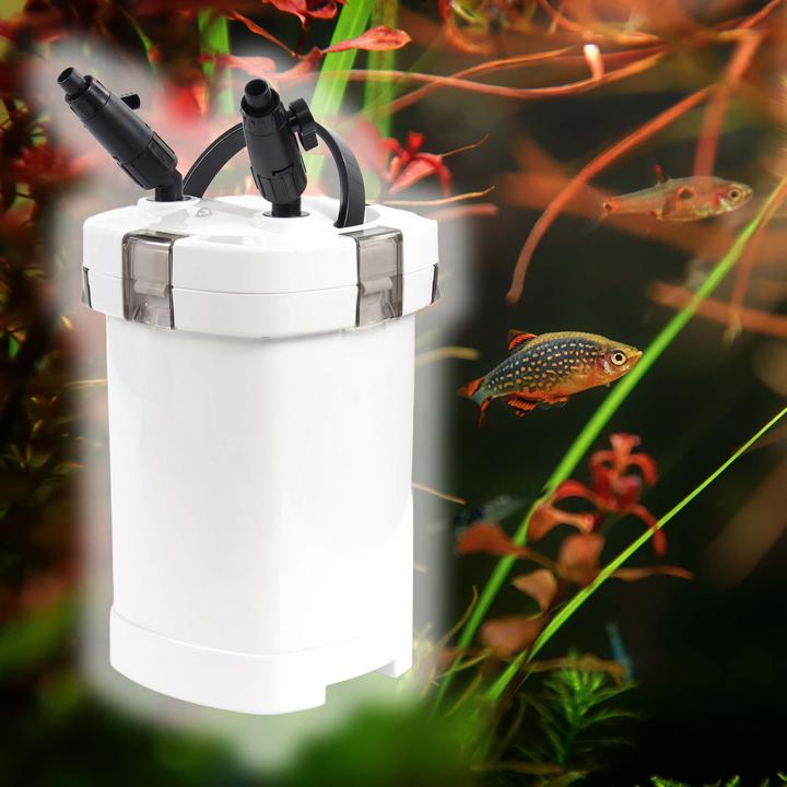 Image du produit SunSun HW-505A Aquarium bio filtre extérieur 800l/h 4 Phases Matériaux et Pompe (400 l, Filtres externes, Eau salée, Eau douce)