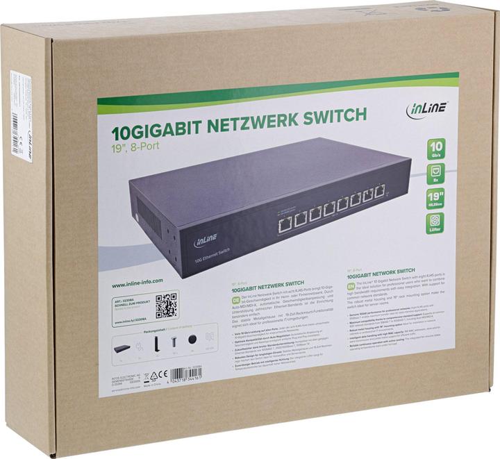 Actual product image InLine Netzwerk Switch 8-Port (8 Ports)
