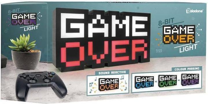 Actual product image Paladone Products 8-BIT Lamp Game Over