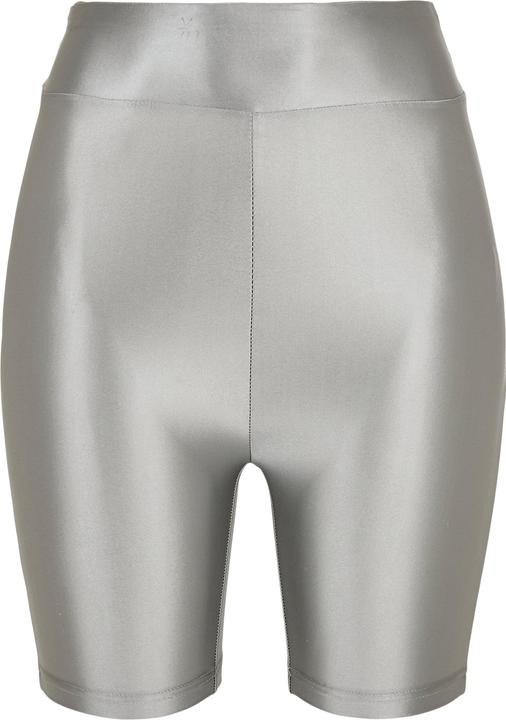 Actual product image Urban Classics Ladies Highwaist Shiny Metallic Cycle Shorts (4XL)