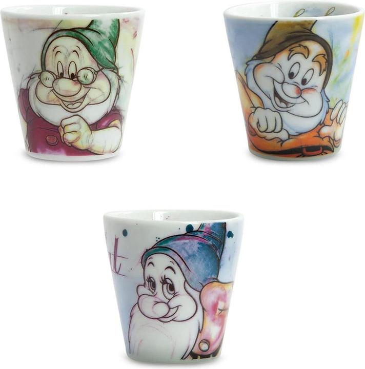 Produktbild Egan Espresso Becher Die 7 Zwerge 70 ml, 8 Stück, Mehrfarbig (70 ml, 8 x)