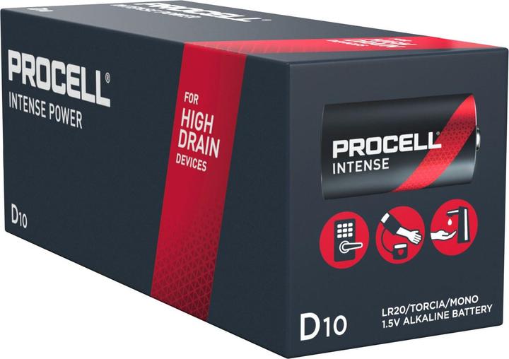 Image du produit Duracell Alkaline, Mono, D, LR20 (10 pcs, D, 15.66 mAh)