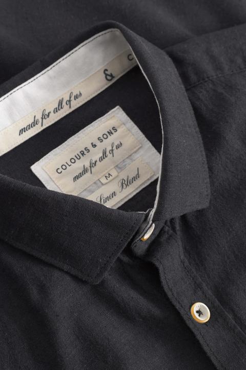 Actual product image Colours & Sons Langarmhemd Shirt-Linen Blend Kent (M)
