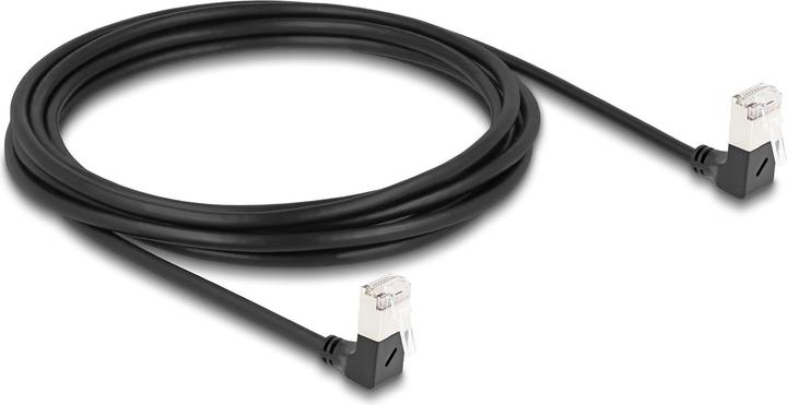 Delock RJ45 Netzwerkkabel Cat.6A S/FTP Slim 90° unten / unte (S/FTP, CAT6a, 3.30 m)