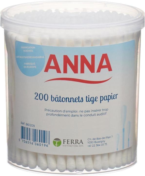 Anna Wattestäbchen Papier