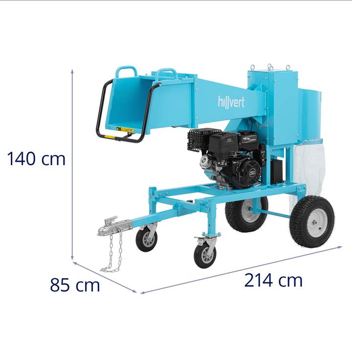 Actual product image Hillvert Wood Chipper - 18 HP - Ø 12 cm