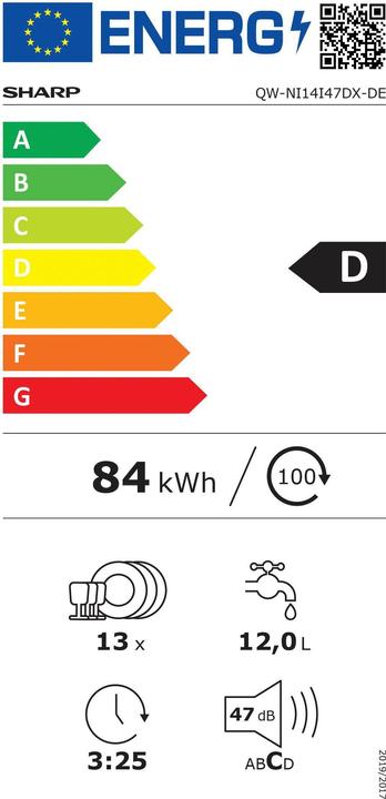Energie-Label Sharp QW-NI14I47DX-DE