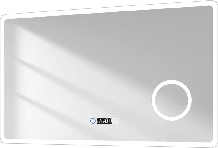 Actual product image Emke Bathroom Mirror With Lighting 100*60cm, 3X Magnification, Fog-Free, 3 Colour Temperatures&Dimmable (100 x 60 cm)