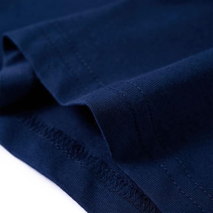 Immagine prodotto VidaXL Camicia da bambino a maniche lunghe blu navy 92,Materiale: 100 (92)