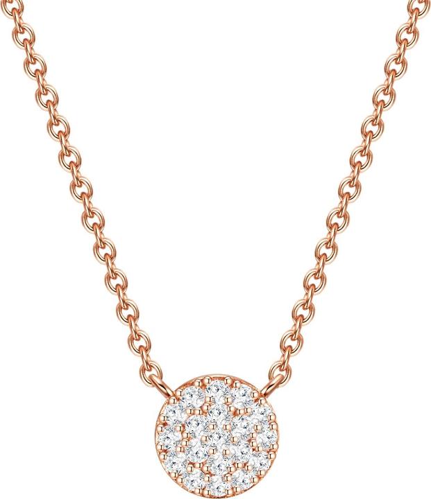 Image du produit Glanzstücke München Femme argent sterling zirconium or rose 40,0 cm chaîne de base + 5,0 cm extension - 29988 (Argent Sterling, 40 - 45 cm)