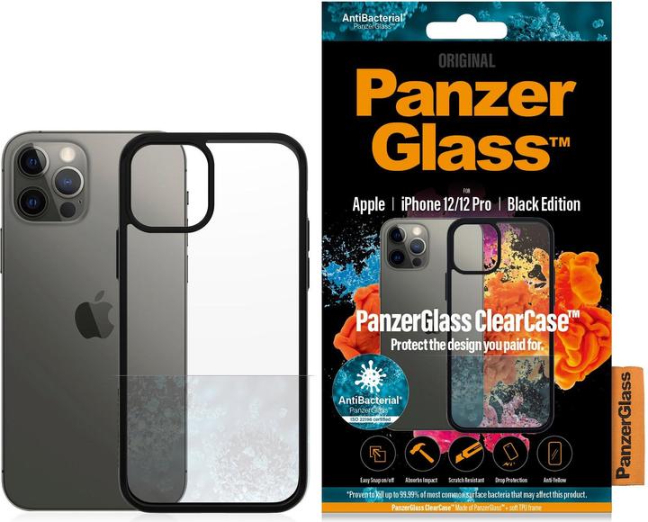 Produktbild PanzerGlass ClearCase Black Edition (Apple iPhone 12, Apple iPhone 12 Pro)