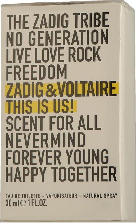 Image du produit Zadig & Voltaire This is Us! - Eau de Toilette (Eau de toilette, 30 ml)