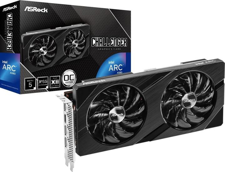 Image du produit AsRock VGA PCIE16 ARC A580 8GB GDDR6/A580 CL 8GO (8 Go)