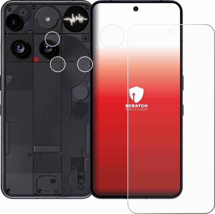 Actual product image upscreen Scratch Shield Protector (1 Piece, Nothing Phone (3a))