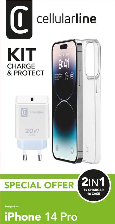 Produktbild Cellularline Charger Kit mit Case (20 W)