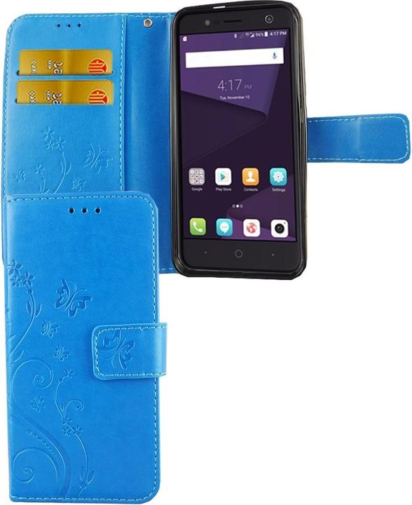 Produktbild König Design Hülle Handy Schutz für ZTE Blade V8 Lite Case Cover Tasche Wallet Etui Bumper (ZTE Blade V8 Lite)
