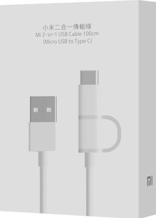Produktbild Xiaomi SJV4082TY - 1 m - USB A - Micro-USB B - Weiss (1 m, USB 2.0)