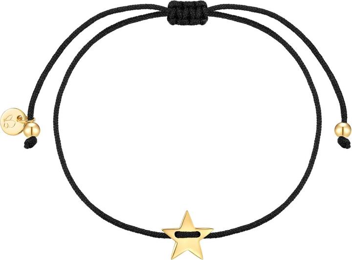 Produktbild Glanzstücke München Textilarmband Stern - 36436 (22 cm, Sterling Silber)