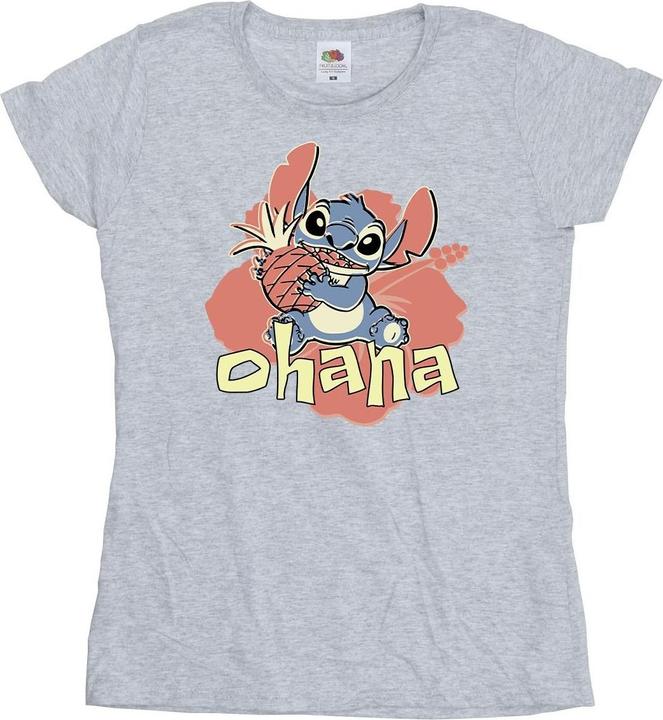 Disney Lilo And Stitch Ohana Pineapple TShirt (XL)