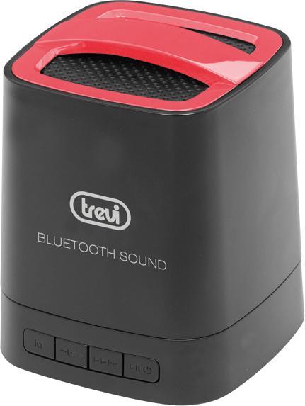 Image du produit Trevi Enceinte XP72BT en noir et rouge (Fonctionnement sur batterie)