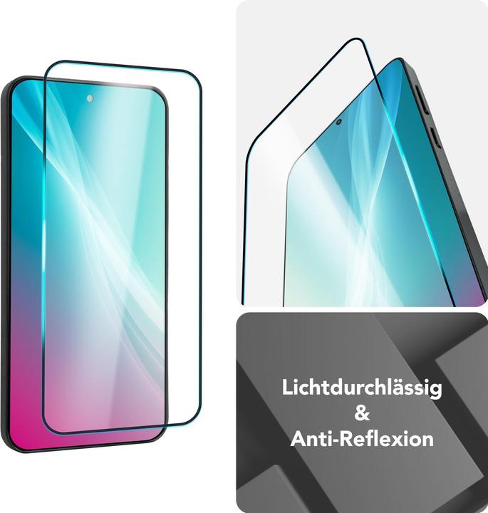 Immagine prodotto Nalia ArmorGlassX - 2x Display Schutzglas - Full Screen Protection 9H Tempered Glass (1 Pezzo/i, Xiaomi 15)