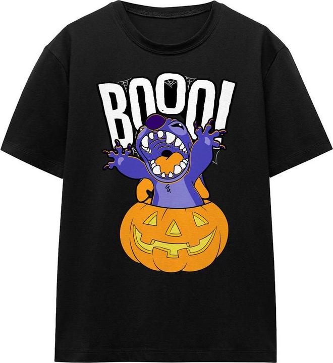 Lilo & Stitch Laughing Pumpkin TShirt (L)