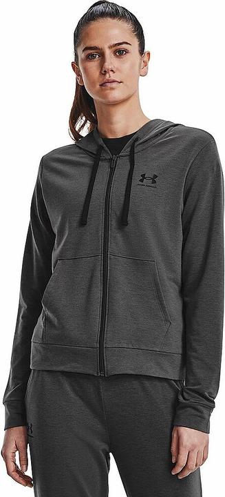 Actual product image Under Armour Rival Terry Full Zip Hooded Sweat Jacket Ladies (XS)
