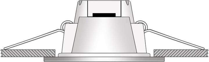 Actual product image Ledino Recessed luminaire Holstein WWW 5 Watt 2700 K White (350 lm)