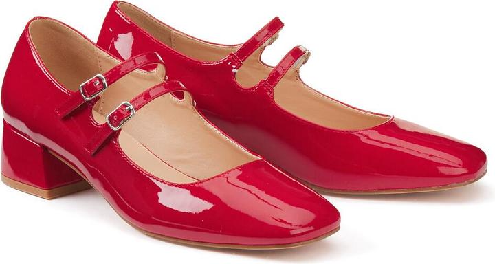 Actual product image La Redoute Collections Strappy ballerinas with a small heel (39)