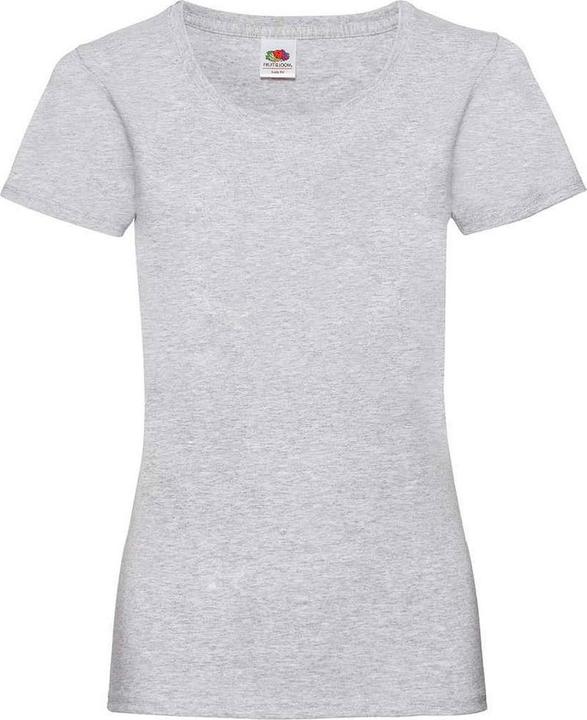 Immagine prodotto Fruit of the Loom Maglietta Valueweight Heather Lady Fit Donna/Ladies (L)