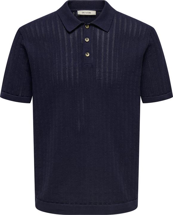 Produktbild Only & Sons ONSMOON Gestricktes Polo-Hemd Polo (M)