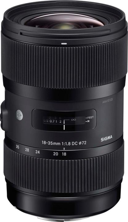 Sigma 18-35 mm, f/1,8 DC HSM ART, Canon EF-S (Canon EF-S, APS-C / DX)