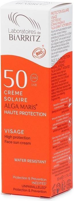 Actual product image Laboratoires de Biarritz Alga Maris (Sun cream face, SPF 50, 50 ml, 90 g)