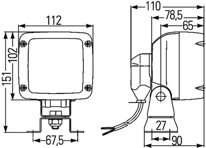 Image du produit HLL Projecteur De Travail, H9