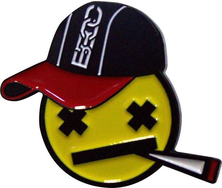 Bad Boy Chiller Crew Emoji Abzeichen Messing Logo