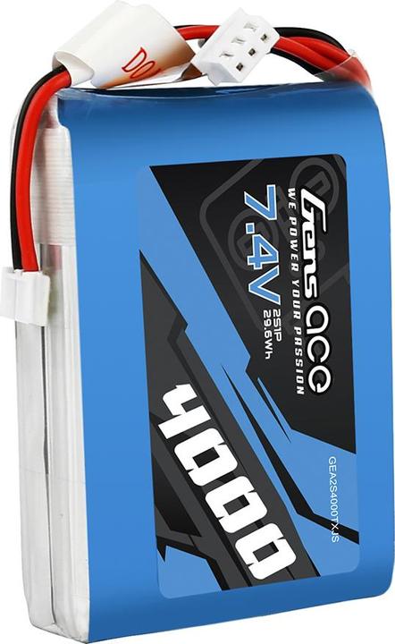 Image du produit Gens Ace Batterie RC LiPo 4000 mAh 7.4 V RX/TX (7.40 V, 4000 mAh)