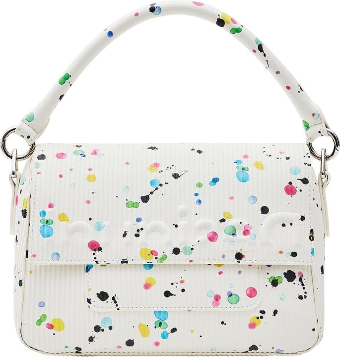 Desigual Handtasche Pukhet Mini Kleine, bemalte Tasche