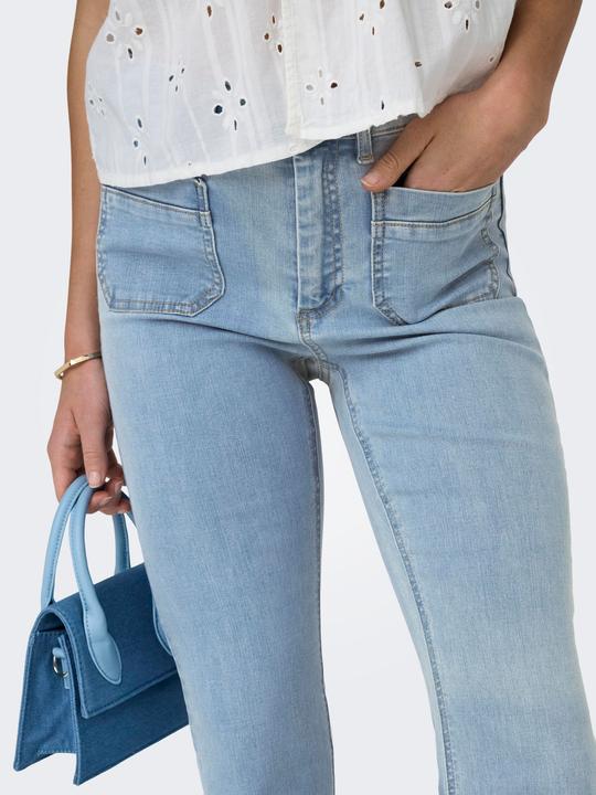 Actual product image Only ONLWAUW Hohe Taille Ausgestellt Jeans Flared fit jeans (32)