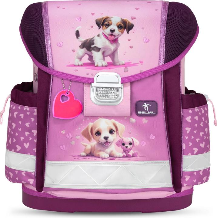 Actual product image Belmil CLASSY Schulrucksack-Set Little Puppies (19 l)