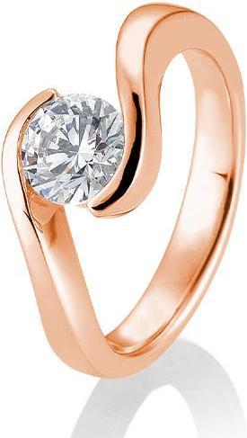 Breuning Ring Schwung 0,80-1,50 ct. (57, 750/18 K Gold)