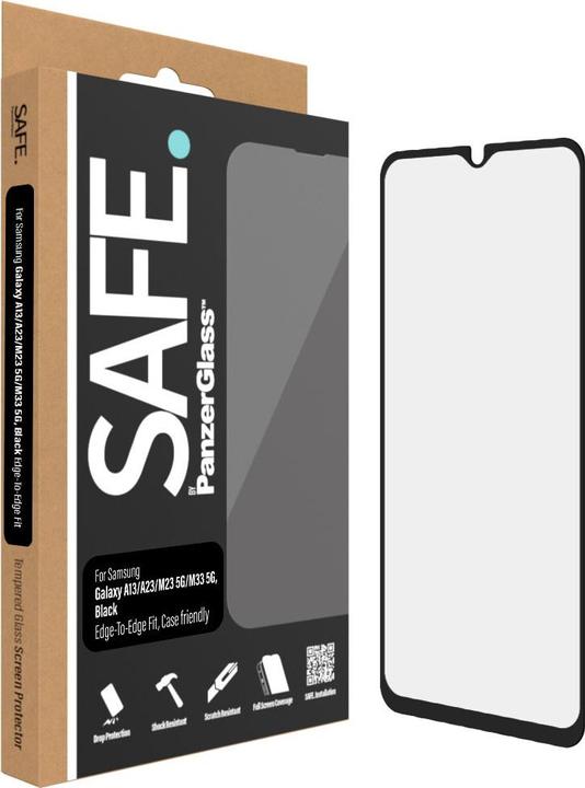 Actual product image Safe Edge to Edge (1 Piece, Samsung Galaxy A13, Samsung Galaxy M23 5G, Samsung Galaxy A23 5G, Samsung Galaxy M13)