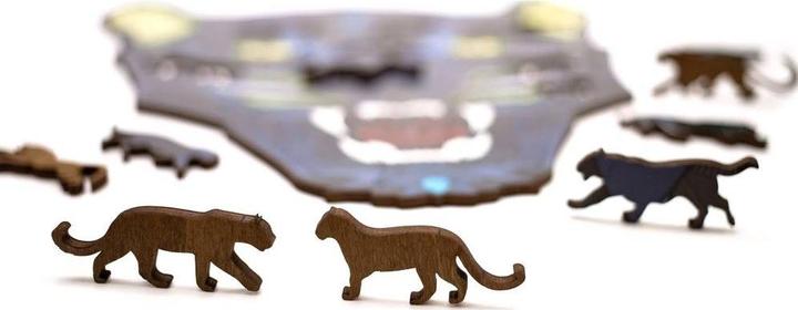 Actual product image Eco Wood Art panthers (102 pieces)
