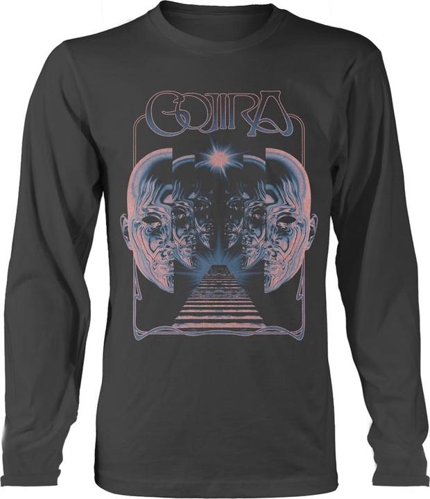 Actual product image Gojira T Shirt Cycles Inner Expansion Band Logo Official Mens Black Long Sleeve XL (XL)