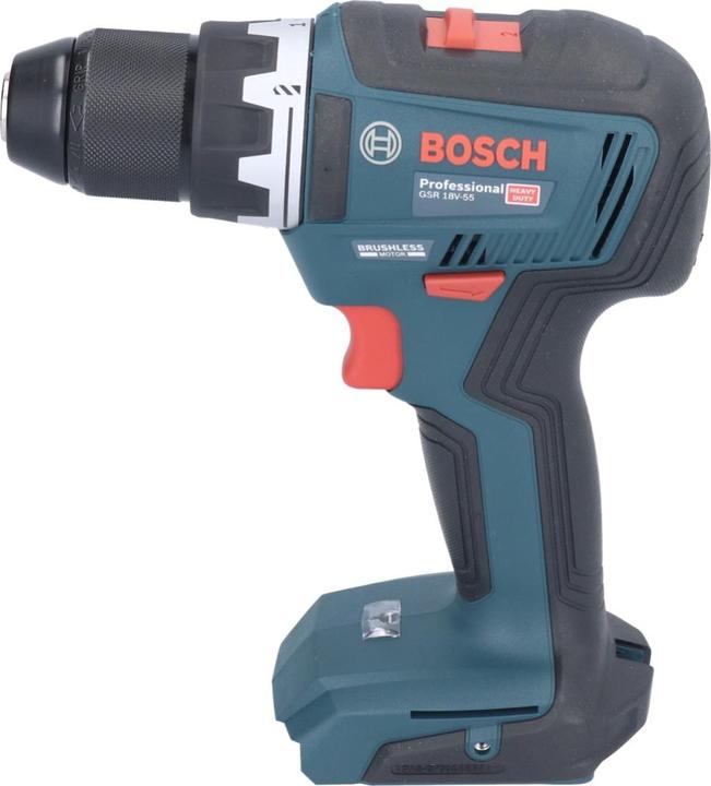 Image du produit Bosch Professional Bosch GSR 18V-55 Professional Perceuse-visseuse sans fil 18 V 55 Nm Brushless + 1x batterie 5,0 Ah (Fonctionnement sur batterie)