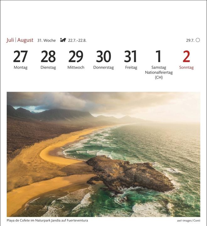 Produktbild Harenberg Spanien Sehnsuchtskalender 2026 - Wochenkalender mit 53 Postkarten (Deutsch)