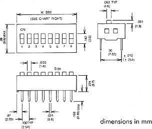 Produktbild Velleman Dip Switch 12 Positions