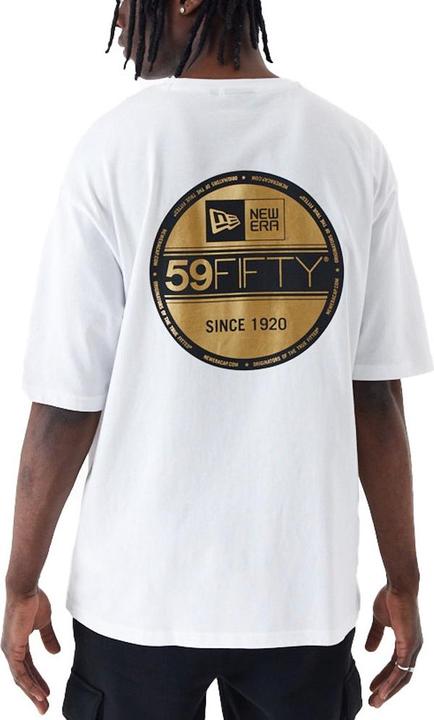 New Era Oversize Shirt - 59FIFTY STICKER weiss - S (S)